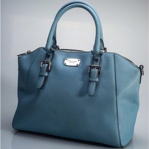 Michael Kors Large Ciara Satchel - Powder Blue